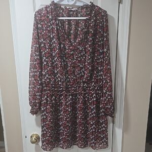 Socialite Long Sleeve Sheer Dress